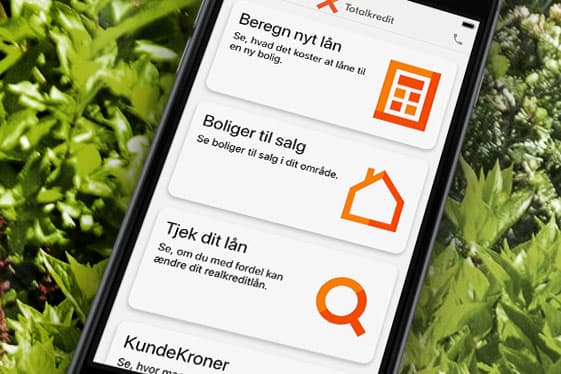 Mobil-app til Totalkredit